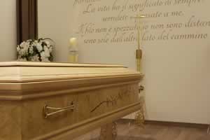 Cofano funebre per funerale