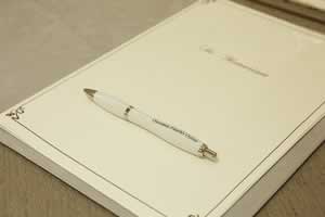 Libro firme per condoglianze camera ardente